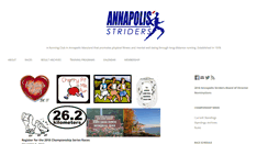 Desktop Screenshot of annapolisstriders.org